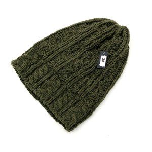 Winter beanie hat cap for men women teen youth | Dark Olive Green | Thick warm